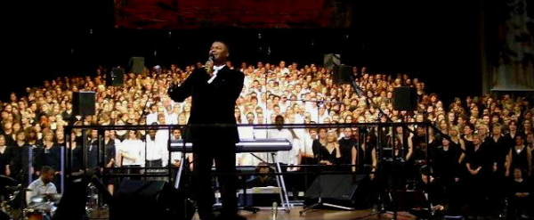 Garnelen an gr&uuml;nem Spargel